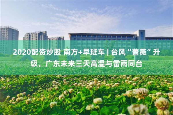 2020配资炒股 南方+早班车 | 台风“蔷薇”升级，广东未来三天高温与雷雨同台